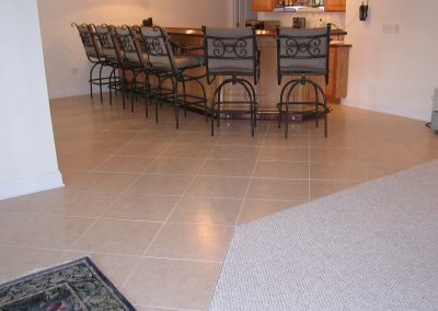 Manis Basement Bar Floor Tile