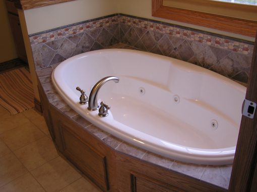 Custom Tile Tub Deck in Cuyahoga Falls, Ohio