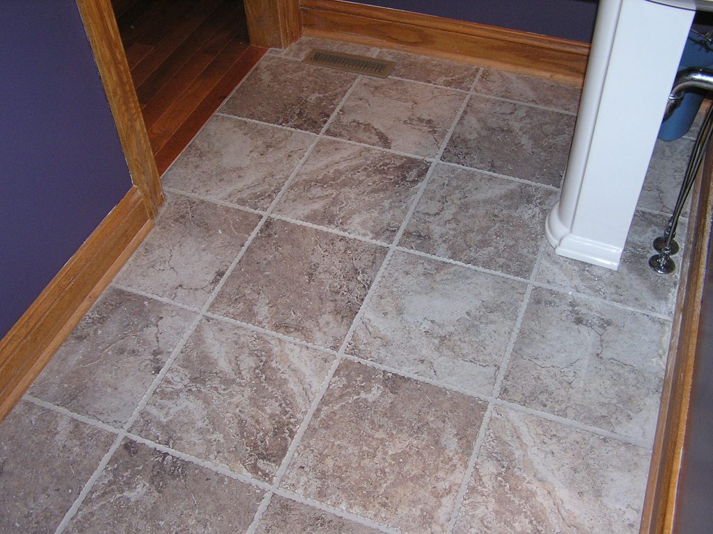 Porcelain Stone Tile Floor in Cuyahoga Falls, Ohio - Classic Tileworks