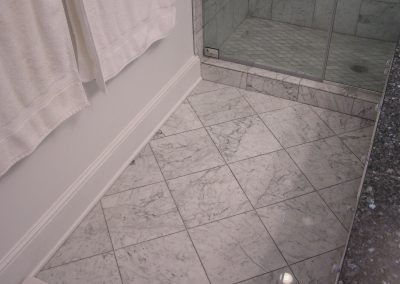 Shaver Custom Marble Bathroom
