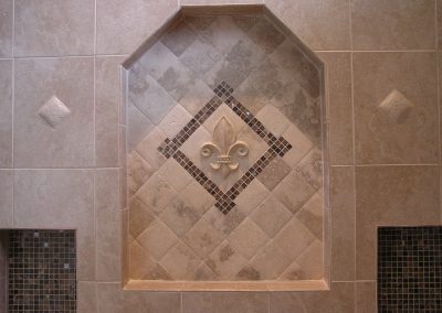 Custom Tile & Stone Shower in Cuyahoga Falls, Ohio
