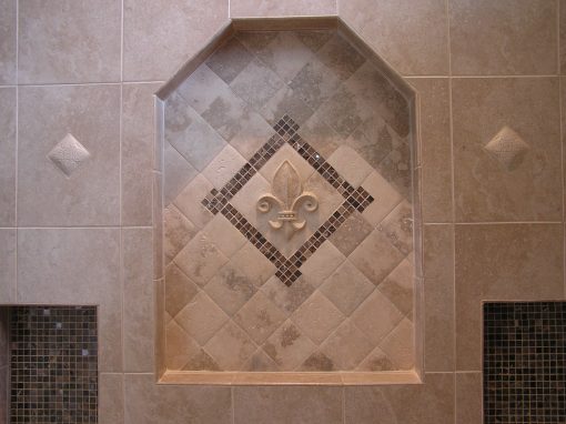 Custom Tile & Stone Shower in Cuyahoga Falls, Ohio